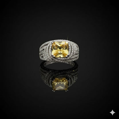 The Sunburst Statement Ring