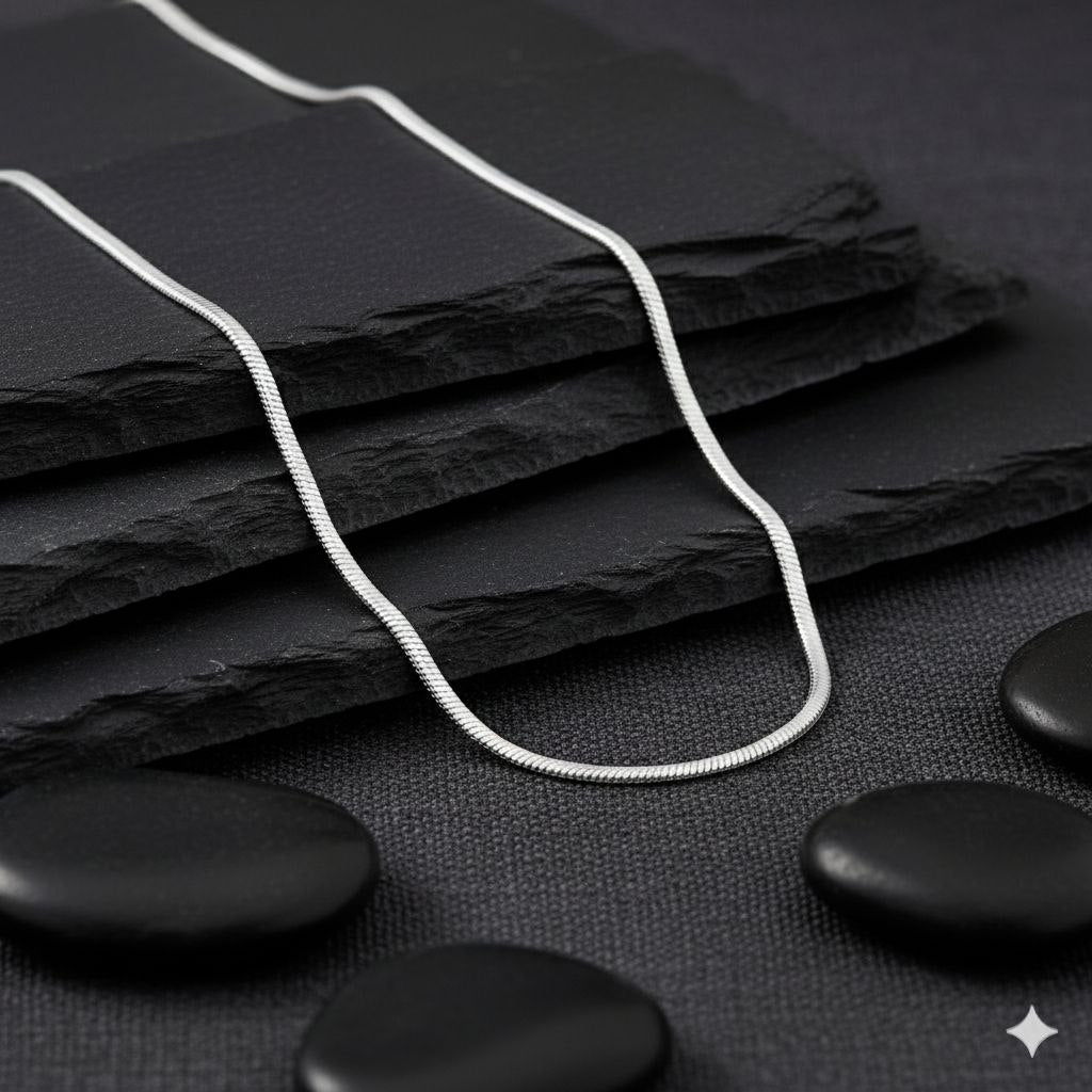 Classic Silk-Finish 925 Sterling Silver Snake Chain