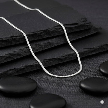Classic Silk-Finish 925 Sterling Silver Snake Chain