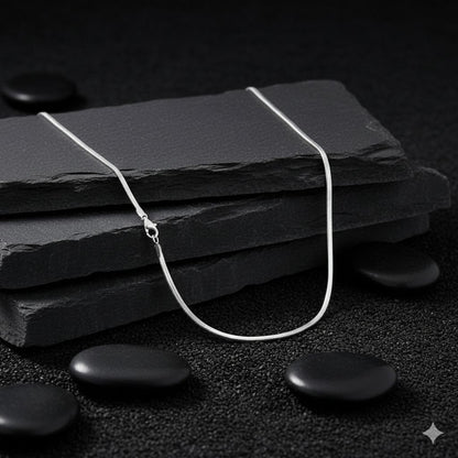 Liquid Shine 925 Sterling Silver Snake Chain