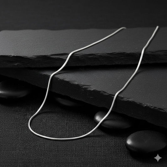 Dainty 925 Sterling Silver "Liquid" Snake Chain