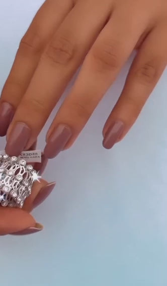 TwineGlow™ Convertible Sterling Silver Kada & Ring